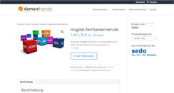 Desktop Screenshot of magnet-ferritantennen.de